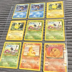 Wizards of the Coast Vintage Pokemon TCG 45 Cards Team Rocket Base Jungle - Image 1