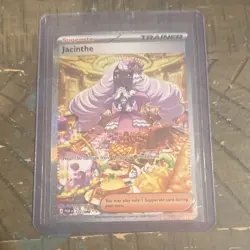 Pokemon Jacinthe Trainer Supporter Holo Card POR 122/088English Standard - Image 1