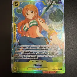One Piece Card Game Nami SR Alt Art EB03-053 English NM Heroines Edition - Image 1