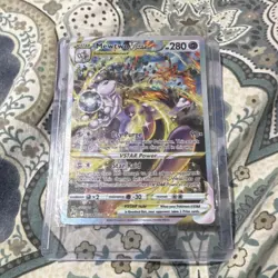 Pokemon Mewtwo VSTAR Ultra Rare Full Art Holo Crown Zenith GG44/GG70 Card - Image 1