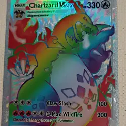 Pokemon Charizard VMAX Full Art Holo Dragon 330 HP Card Pokemon TCG - Image 1