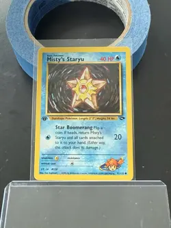 Misty's Staryu 1st Edition 92/132 Reg. Gym Challenge Pokemon Card - Image 1