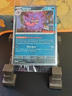 Gengar Promo Card Pokemon Perfect Order Gamestop Stamped 050/088 SEALED - Image 4