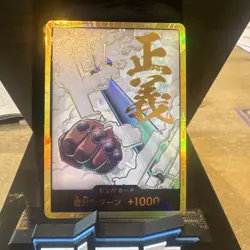 One Piece Card Game Foil Japanese Smoker Gold Don Card + Hanny Don - Image 3