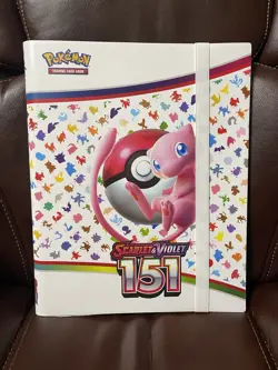Pokemon Scarlet & Violet 151 - Mew Binder Collection - Binder Only *NO CARDS* - Image 1