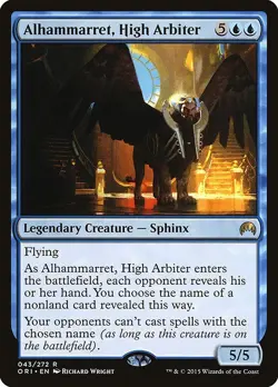 Alhammarret High Arbiter 2x FOIL ORI MTG Magic Origins Rare MINT blue - Image 1