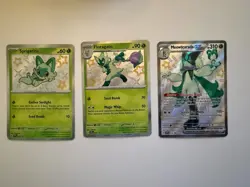Pokemon Meowscarada EX TCG Promo Card Paldean Fates SVP 76,77,78 NM - Image 1