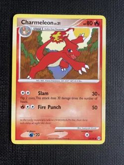 Pokemon Card Charmeleon 35/99 Platinum Arceus Non Holo Near Mint - Image 1