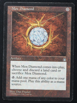 Mox Diamond Magic Card Stronghold MTG Reserved List - Image 1