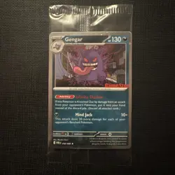 Pokemon TCG Gengar 050/088 Promo Sealed Stamped Gamestop Promo Card - Image 1