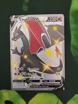 Pokemon TCG Charizard v Champions Path Shiny Holo Card 079/073 Secret Rare - Image 2