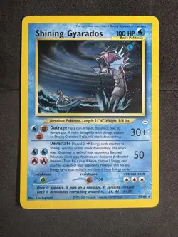 Pokemon TCG Neo Revelation Shining Gyarados 65/64 Secret Rare Holo Card English - Image 1