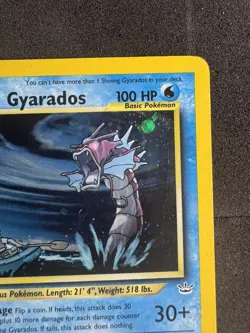 Pokemon TCG Neo Revelation Shining Gyarados 65/64 Secret Rare Holo Card English - Image 4