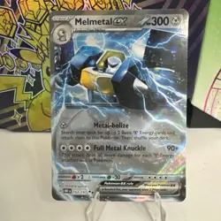 Melmetal EX 153/197 NM/M Obsidian Flames Pokemon Card - Image 1