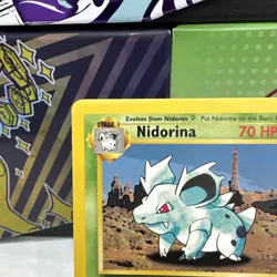 Pokemon Card Nidorina 40/64 Jungle Set WOTC LP - Image 2