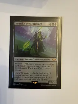 MTG Warhammer 40,000 Necron Dynasties, Commander Deck + Sleeved + Deck Box - Image 4