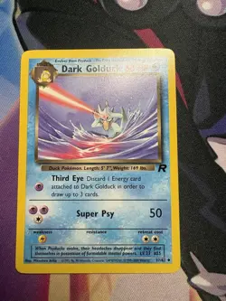 Pokemon TCG WOTC Team Rocket DARK GOLDUCK NON- Holo Rare Card 37/82 LP - Image 1