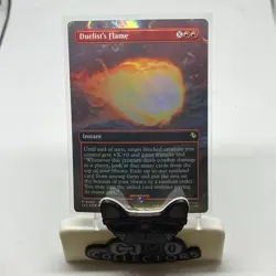 Duelist's Flame Borderless NM 452 Rare MTG Commander Final Fantasy FIC Foil - Image 1