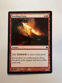 Seething Song - MTG Duel Decks: Knights vs. Dragons - NM - Image 1
