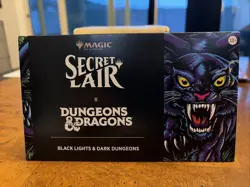 On Hand: NON-FOIL D&D Black Lights & Dark Dungeons: Secret Lair Drop - Image 1