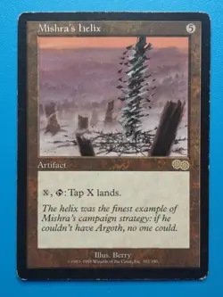 MTG 1x Mishra's Helix MP Urza's Saga Magic - Image 1