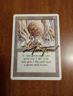 1994 MTG - Revised(3rd) WOODEN SPHERE Mark Tedin Shadow Signed Artist Proof NM - Image 1