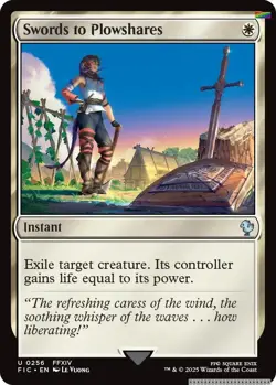 Swords to Plowshares (Surge Foil) [FIC - 256] - NM [Foil] TCG MTG - Image 1