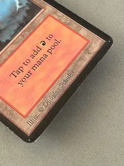 MOUNTAIN MTG Alpha 293 (B) Moderately Played VG—Vintage Magic the Gathering - Image 4