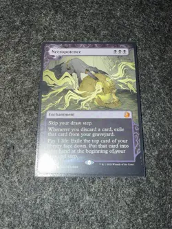 Necropotence (Borderless) WOT #031 Enchanting Tales NM Non-foil - Image 1