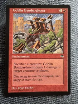 Mtg Goblin Bombardment Nm ! Tempest - Image 1