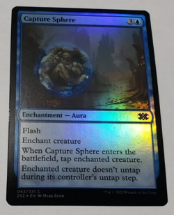 MTG Capture Sphere 042 2X2 Double Masters 2022 Foil Common NM x1 - Image 1