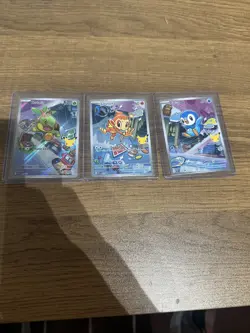 Pokemon 2026 First Partner Illustration Collection Series 1 IR Promos Set 40-42 - Image 1