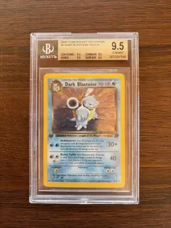 2000 Pokemon Team Rocket - DARK BLASTOISE - 1st Edition - BGS 9.5 True Gem - Image 1