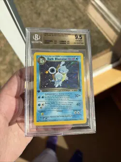 2000 Pokemon Team Rocket - DARK BLASTOISE - 1st Edition - BGS 9.5 True Gem - Image 4