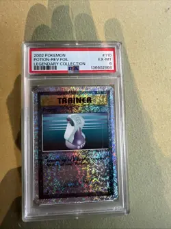 2002 Potion Reverse Foil #110 Legendary Collection EX-MT PSA 6 Pokemon TCG - Image 1