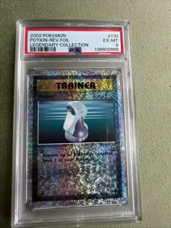 2002 Potion Reverse Foil #110 Legendary Collection EX-MT PSA 6 Pokemon TCG - Image 2