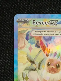 Pokemon Eevee ex 167/131 SV Prismatic Evolutions Special Illustration Rare Holo - Image 3