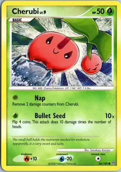 CHERUBI 56/100 COMMON STORMFRONT POKEMON NM - Image 1