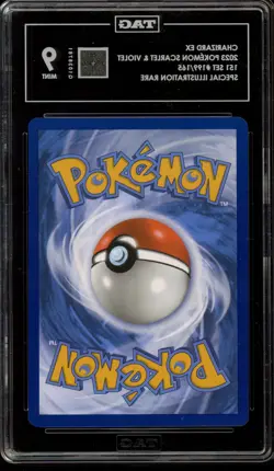 Pokemon Charizard ex 151 MEW EN Special Illustration Rare #199 TAG 9 Mint - Image 2