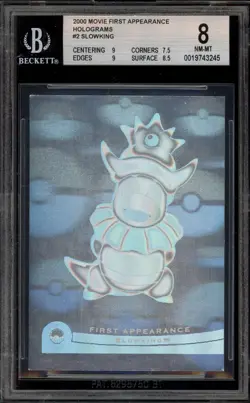 Pokemon Topps Slowking Movie 2000 First Appearance Holo #2 BGS 8 - Image 1