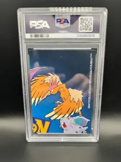 1999 Pokemon Topps Series 1 Character Card Professor Oak #TV7 PSA 7 NM! TCG - Image 2