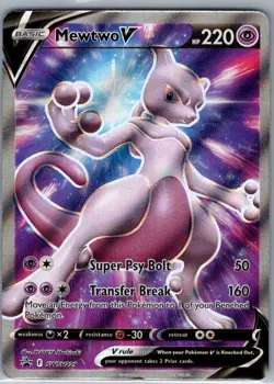 Mewtwo V SWSH229 SWSH: Sword & Shield Promo Cards - Pokemon Card - NM - Image 1
