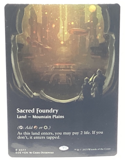 Sacred Foundry Galaxy FOIL NM/M Edge of Eternities Magic the Gathering MTG - Image 1
