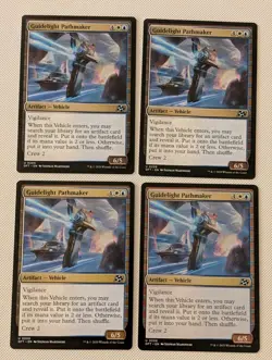 MTG 4 x Aetherdrift Uncommon GUIDELIGHT PATHMAKER NM - Image 1