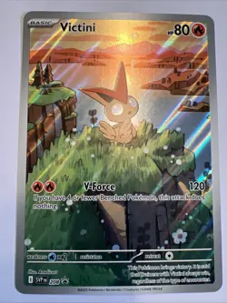 Pokemon TCG Pokemon Victini Victini Jumbo Promo #208 Holo (oversized) - Image 1