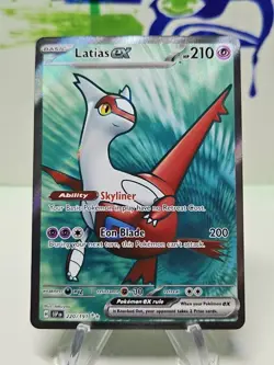 2024 Pokemon Surging Sparks Latias EX #220 Ultra Rare - Image 1