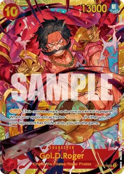 NM-Mint, English MTG Foil Gol.D.Roger - OP09-118 - SEC - Foil Emperors in the Ne - Image 1