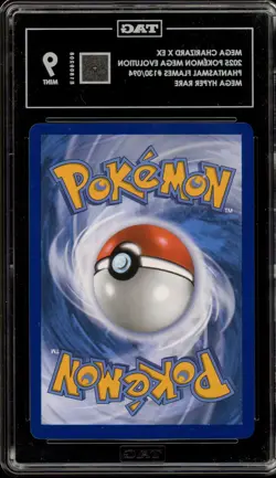 Pokemon Mega Charizard X ex Phantasmal Flames Mega Hyper Rare #130 TAG 9 Mint - Image 2