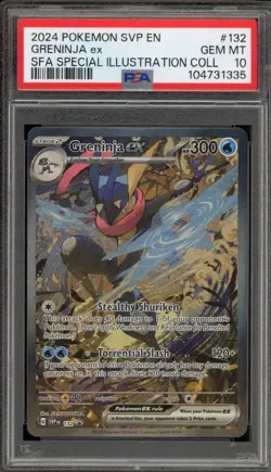 Pokemon Greninja ex SFA Special Illustration Coll. Promo SVP EN 132 PSA 10 - Image 1