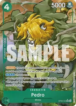 NM-Mint, English MTG Foil Pedro - OP08-030 - R - Parallel Art - Foil Two Legends - Image 1